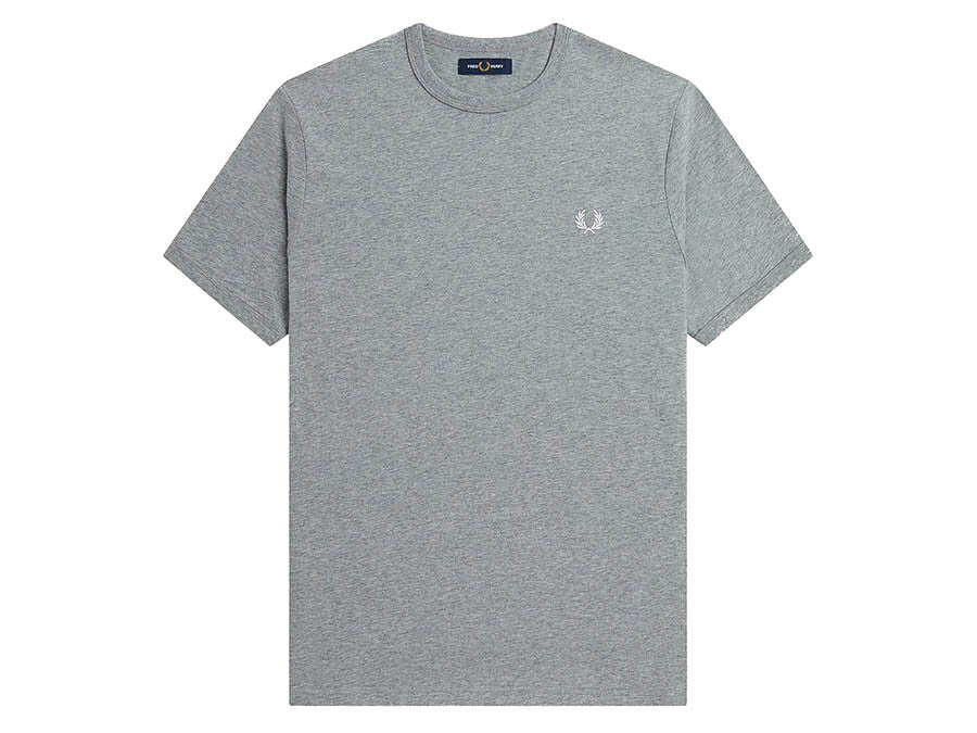 CAMISETA FRED PERRY RINGER GREY