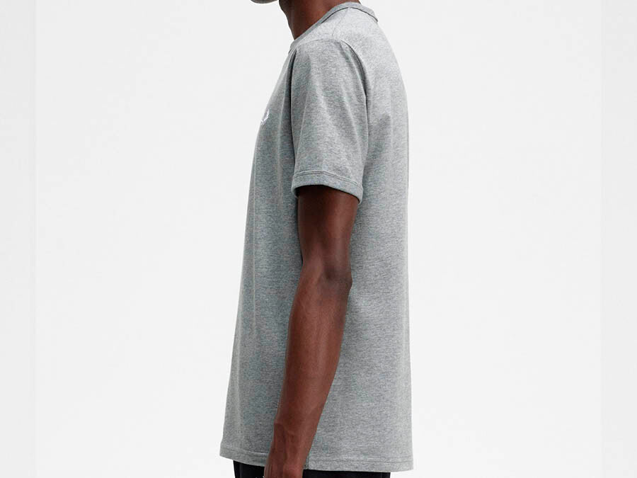 CAMISETA FRED PERRY RINGER GREY