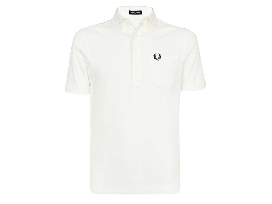 POLO FRED PERRY BUTTON DOWN COLLAR WHITE