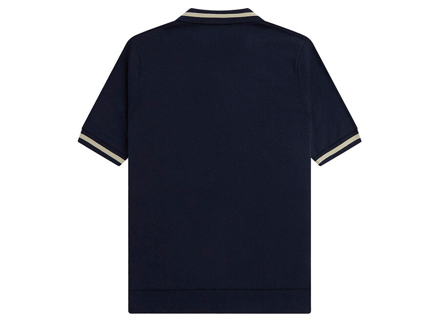POLO FRED PERRY TEXTURED FRONT KNITTED