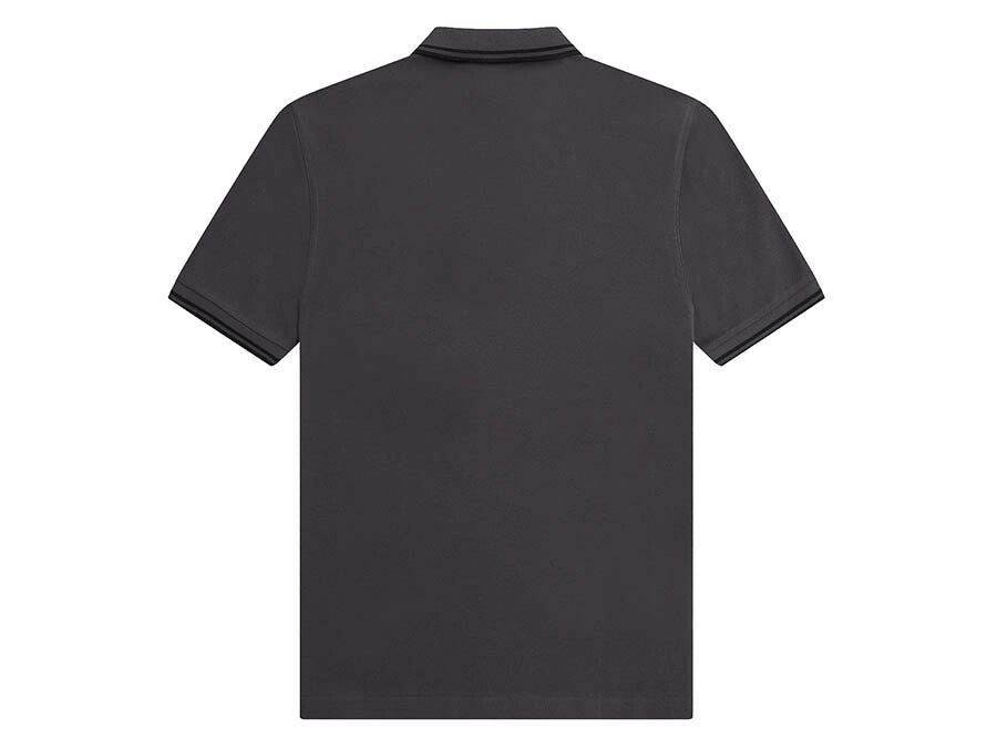 POLO FRED PERRY TWIN TIPPED CHARCOAL