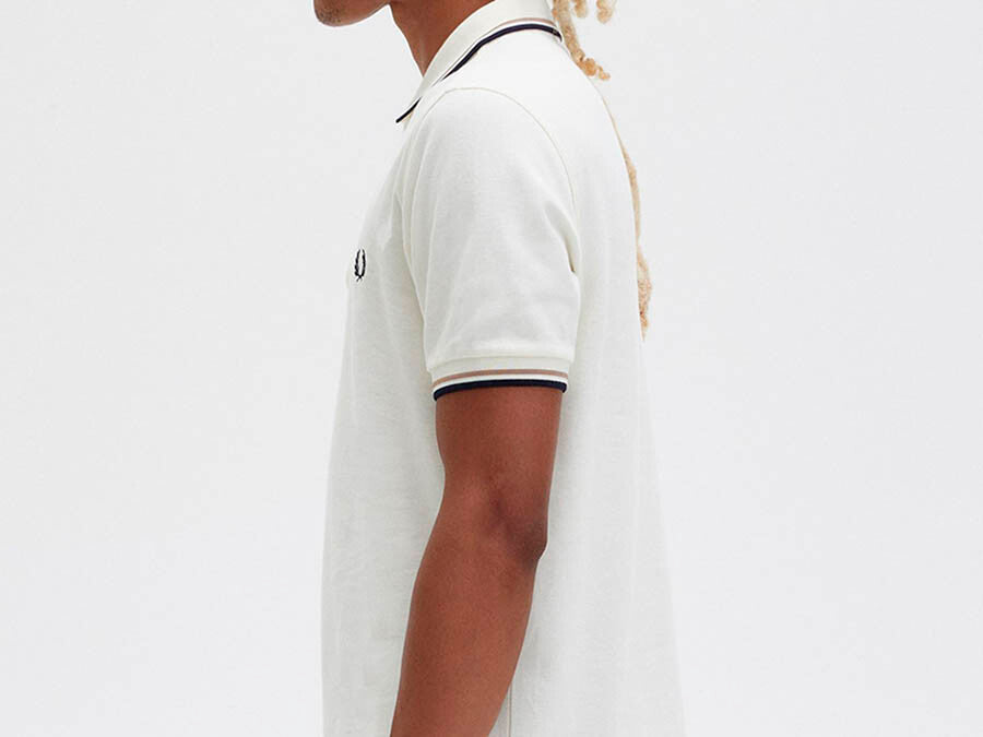 POLO FRED PERRY TWIN TIPPED CREAM