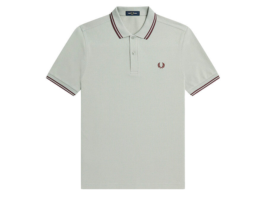 POLO FRED PERRY TWIN TIPPED GREY