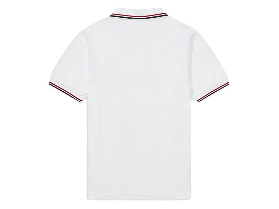 POLO FRED PERRY TWIN TIPPED WHITE