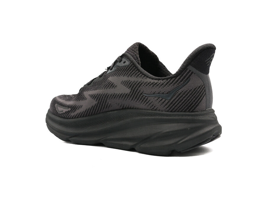 HOKA CLIFTON 9 BLACK BLACK