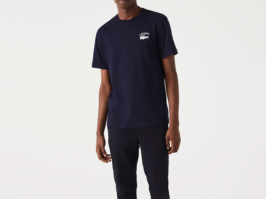 CAMISETA LACOSTE COTTON JERSEY NAVY
