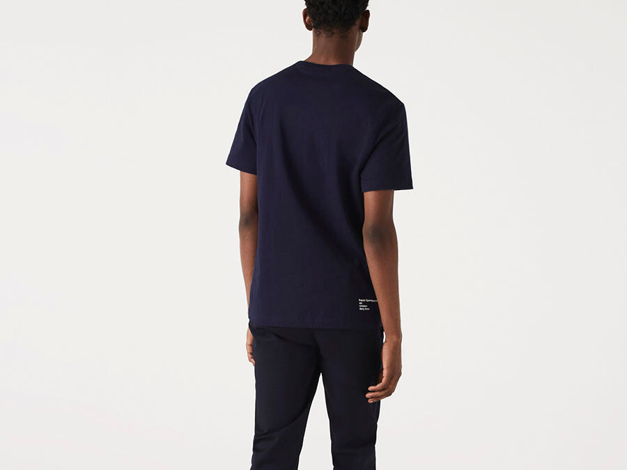 CAMISETA LACOSTE COTTON JERSEY NAVY