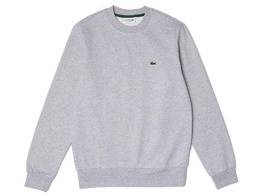 SUDADERA LACOSTE CREW SILVER CHINE GREY