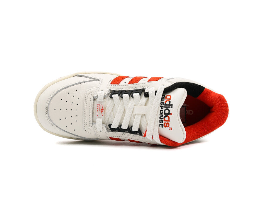 ADIDAS TORSION RESPONSE LOW WHITE RED