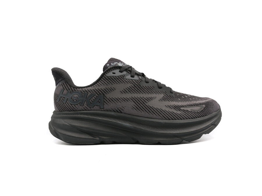 HOKA WOMEN CLIFTON 9 BLACK