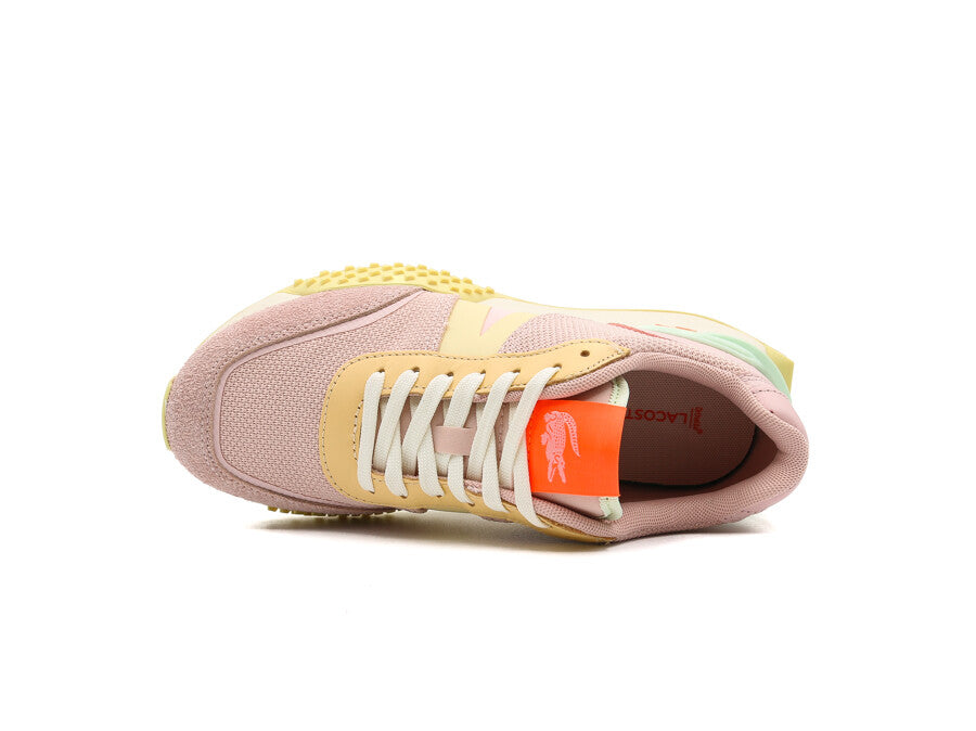 LACOSTE L-SPIN DELUXE LEATHER LIGHT PINK