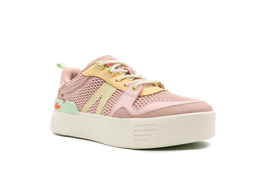 LACOSTE L002 LEATHER TONAL LIGHT PINK