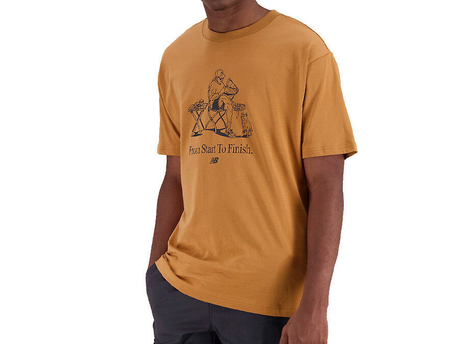NEW BALANCE ESSENTIALS CAFE GRANDPA COTTON JERSEY