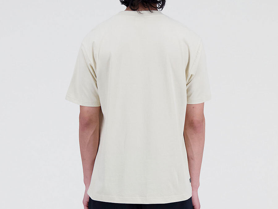 NEW BALANCE ESSENTIALS CAFE JAVA COTTON JERSEY T-S