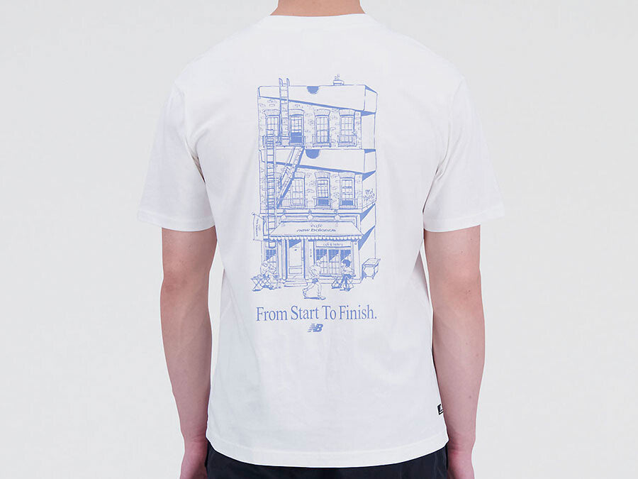 NEW BALANCE ESSENTIALS CAFE SHOP FRONT COTTON JERS