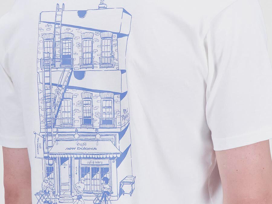 NEW BALANCE ESSENTIALS CAFE SHOP FRONT COTTON JERS