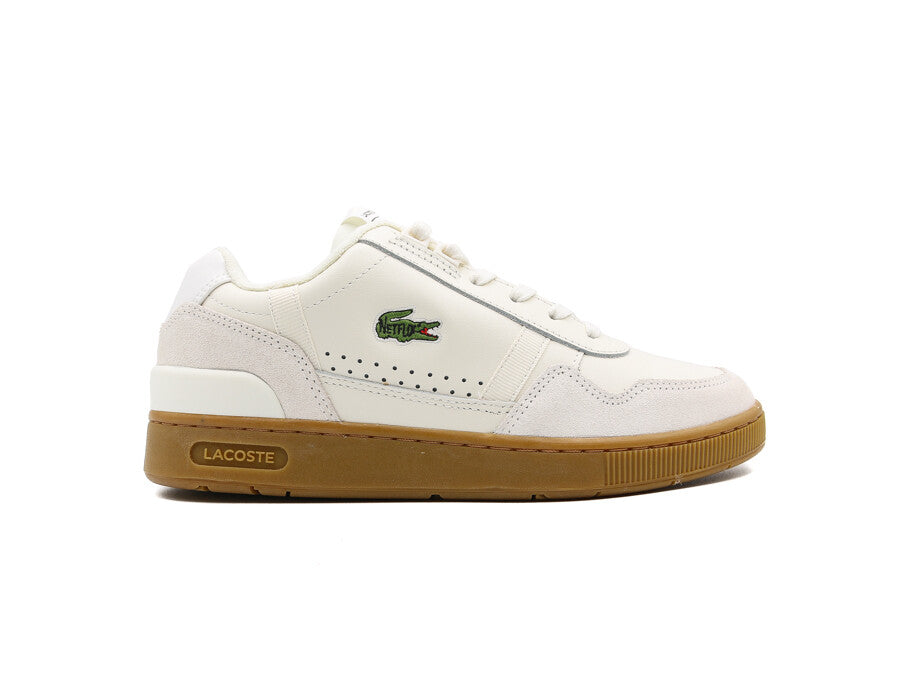 LACOSTE X NETFLIX  T-CLIP WHITE BROWN