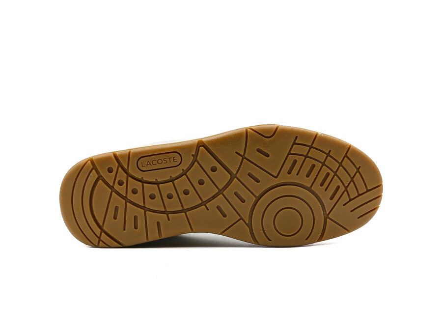 LACOSTE X NETFLIX  T-CLIP WHITE BROWN