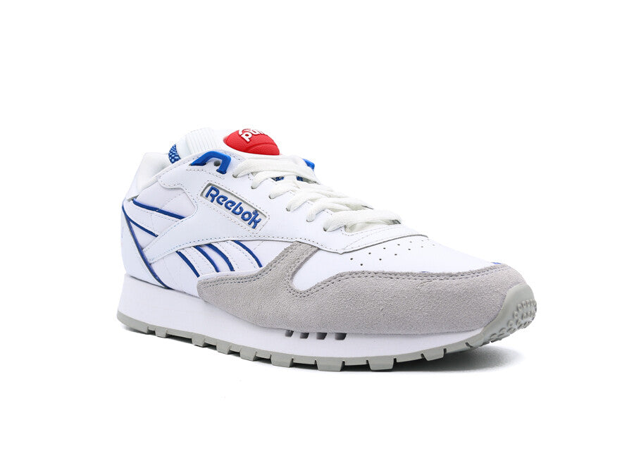REEBOK CLASSIC LEATHER PUMP WHITE BLUE