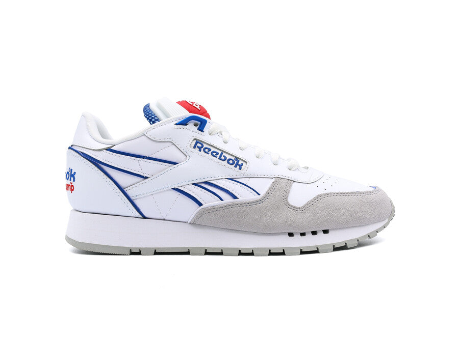 REEBOK CLASSIC LEATHER PUMP WHITE BLUE
