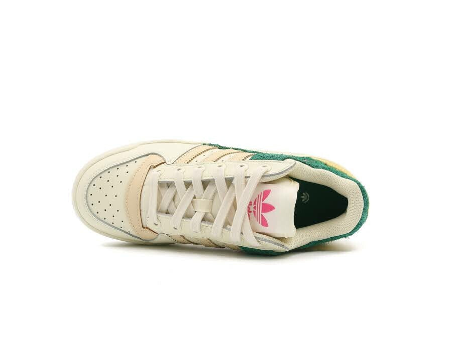 ADIDAS FORUM BOLD STRIPES WHITE YELLOW