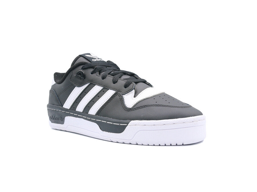 ADIDAS RIVALRY LOW  BLACK LEATHER