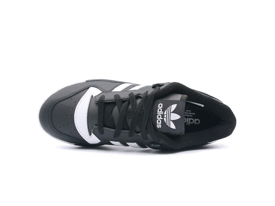 ADIDAS RIVALRY LOW  BLACK LEATHER