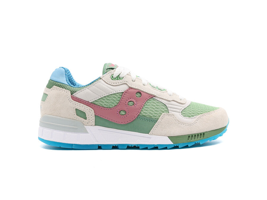 SAUCONY SHADOW 5000 GALAPAGOS - WHITE GREEN