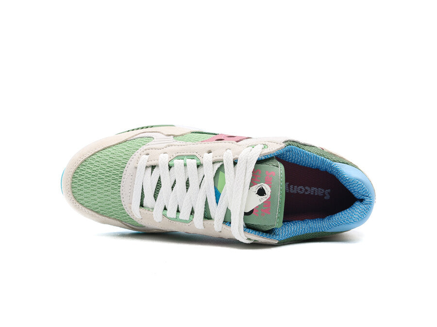 SAUCONY SHADOW 5000 GALAPAGOS - WHITE GREEN