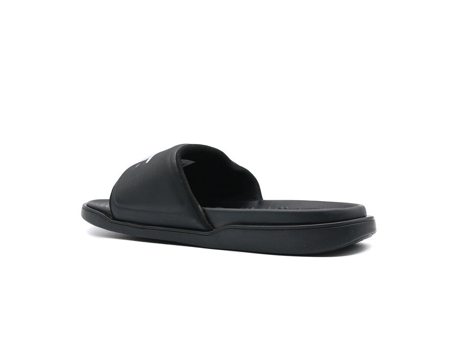 LACOSTE CROCO SLIDE BLACK GREEN