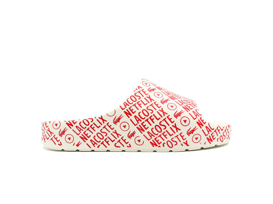 LACOSTE X NETFLIX CROCO SLIDE