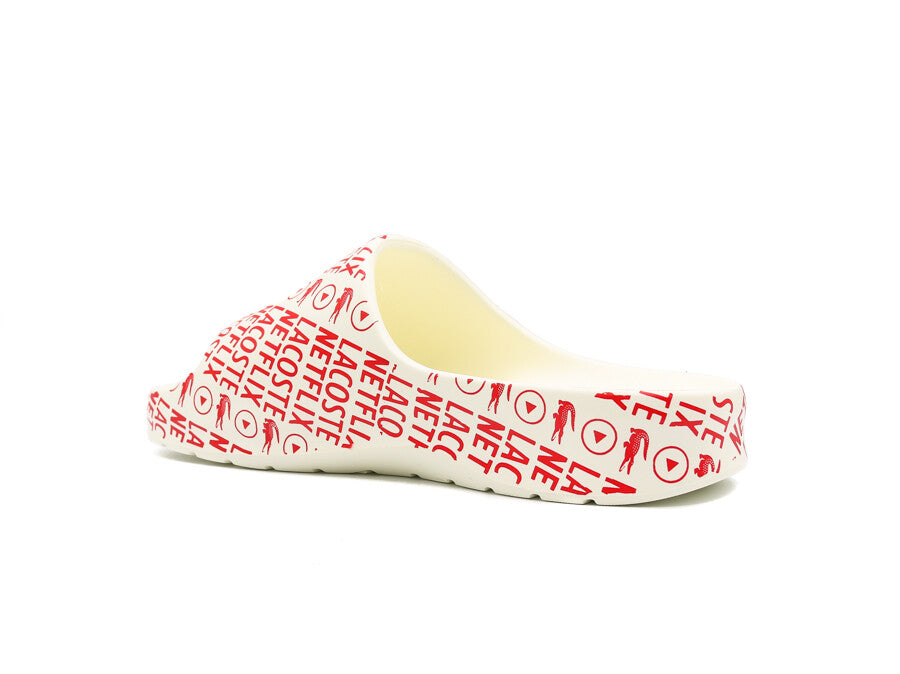LACOSTE X NETFLIX CROCO SLIDE