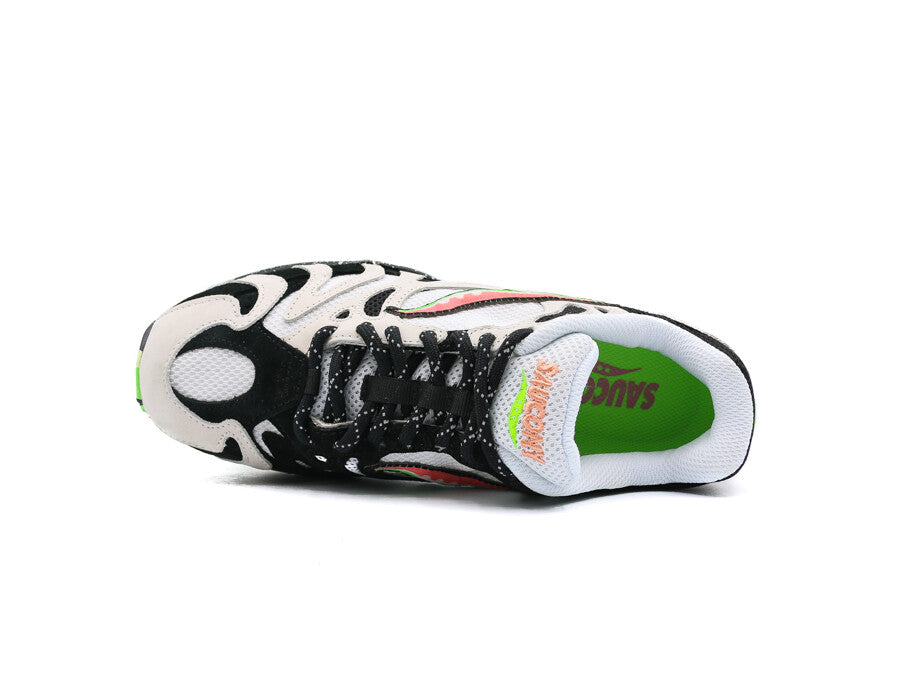 SAUCONY GRID AZURA 2000 - WHITE GRAY