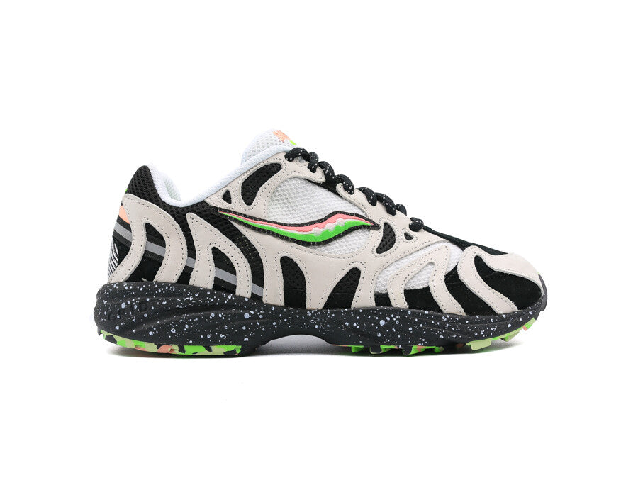 SAUCONY GRID AZURA 2000 - WHITE GRAY