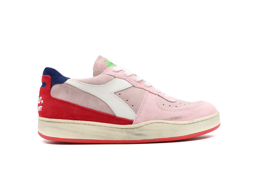DIADORA BASKET LOW LAMPONE ITALIA SWEET PINK
