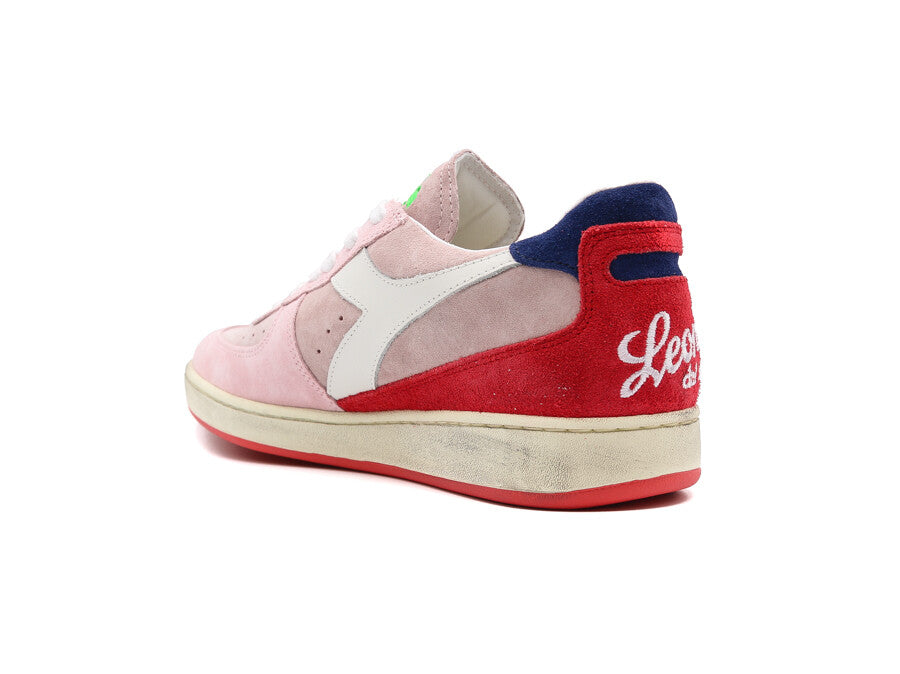 DIADORA BASKET LOW LAMPONE ITALIA SWEET PINK