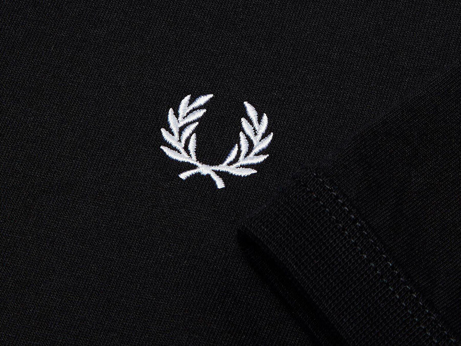 CAMISETA FRED PERRY RINGER BLACK