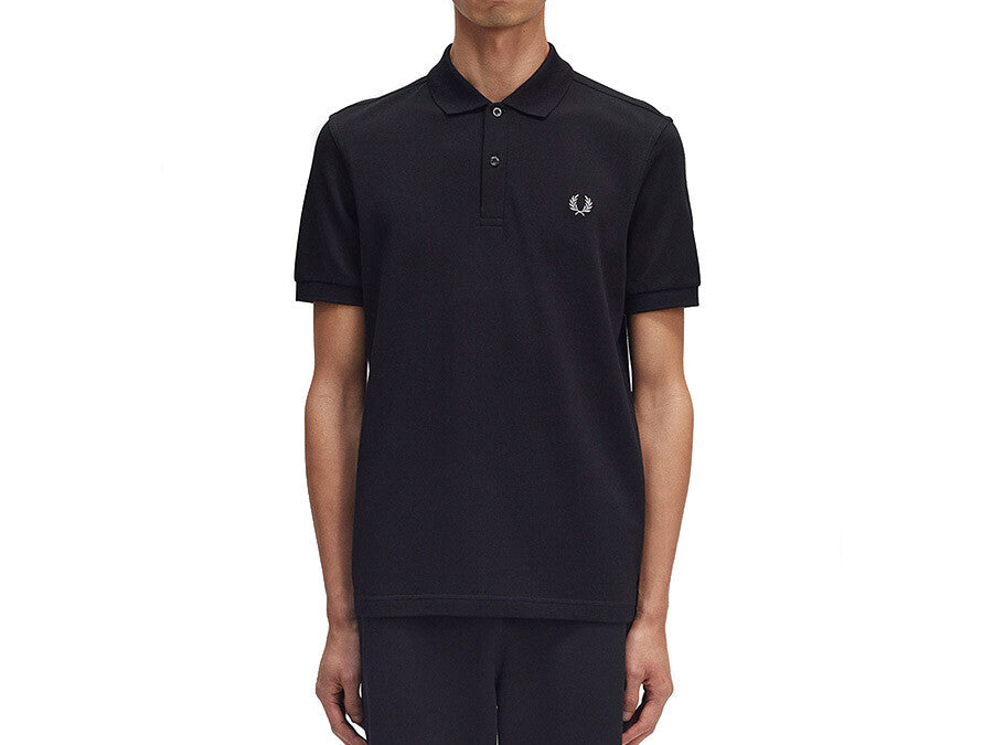 POLO FRED PERRY PLAIN BLACK