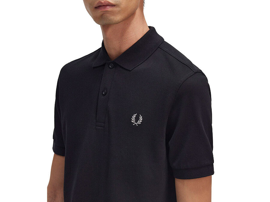 POLO FRED PERRY PLAIN BLACK