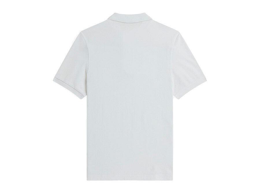 POLO FRED PERRY PLAIN WHITE