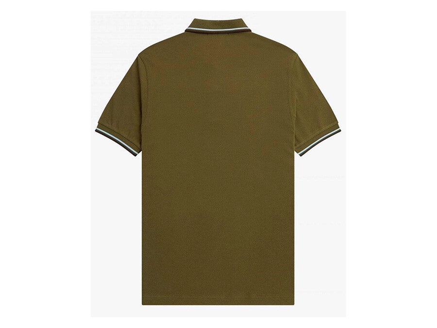 POLO FRED PERRY TWIN TIPPED GREEN