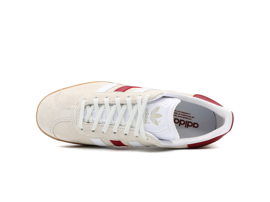 ADIDAS GAZELLE CREAM BURGUNDI