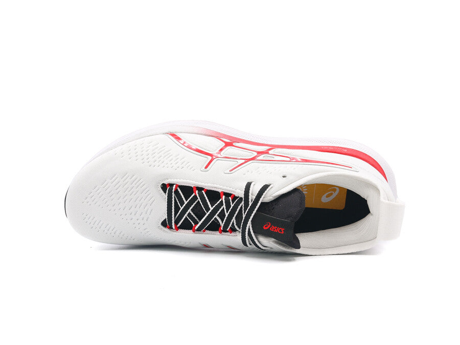 ASICS GEL-NIMBUS 25 ANNIVERSARY WHITE CLASSIC RED