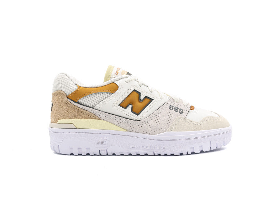 NEW BALANCE 550 WHITE BROWN