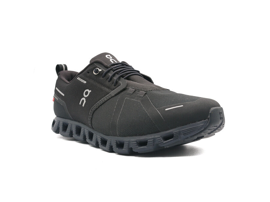 ON RUNNING CLOUD 5 WATERPROOF ALL BLACK