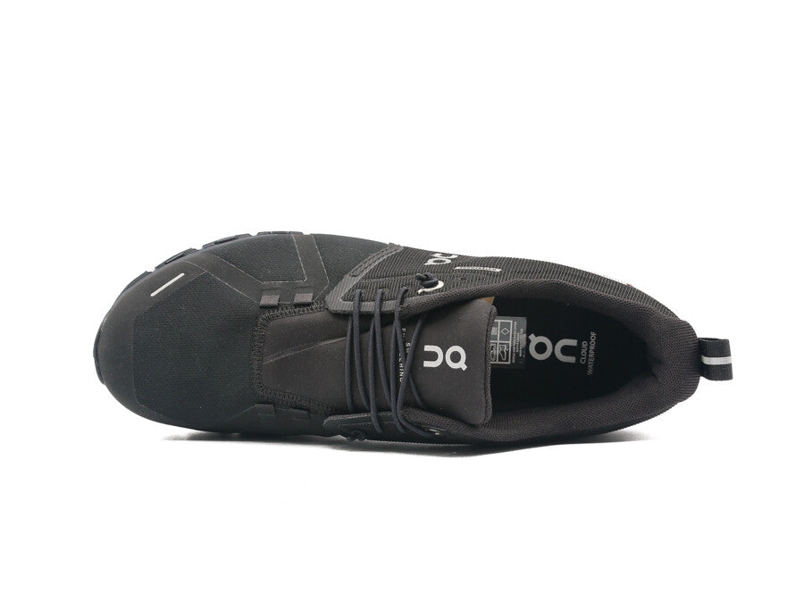 ON RUNNING CLOUD 5 WATERPROOF ALL BLACK