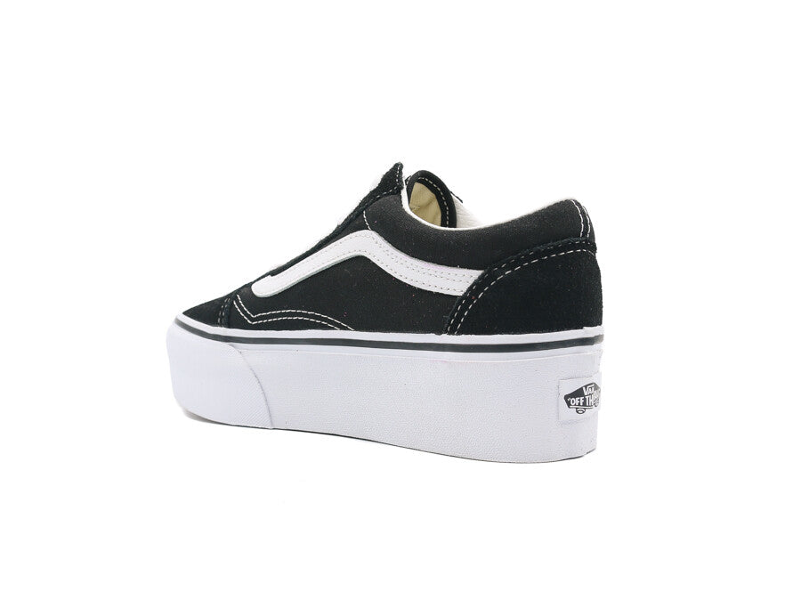 VANS UA OLD SKOOL STACKFORM SUEDE CANVAS BLACK TRU