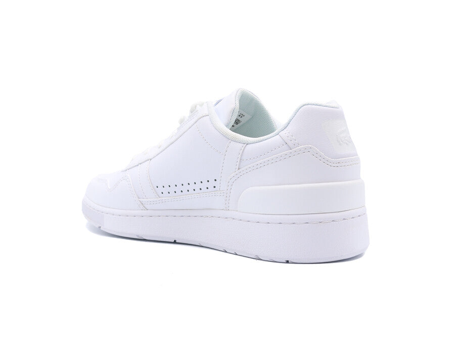 LACOSTE T-CLIP LEATHER AND SYNTHETIC SNEAKERS