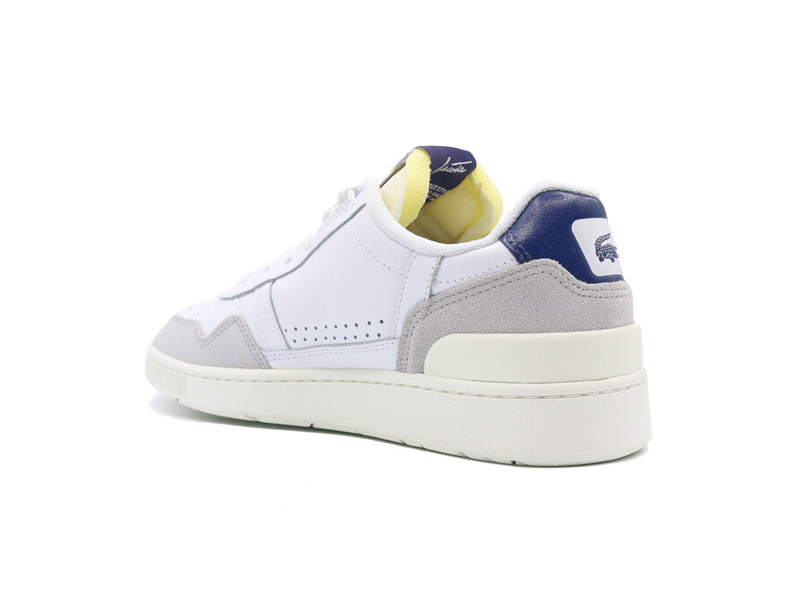 LACOSTE T-CLIP LEDER-SNEAKER MIT FARBBLOCK