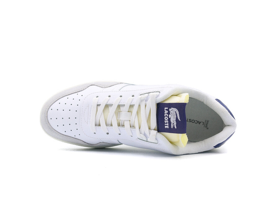 LACOSTE T-CLIP LEDER-SNEAKER MIT FARBBLOCK